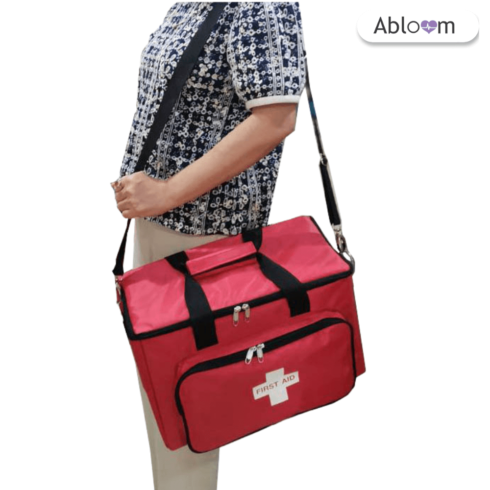 เซ็ตกระเป๋าแพทย์ และอุปกรณ์ปฐมพยาบาล ABLOOM สีแดงขนาดใหญ่ 0040144005059_L_6